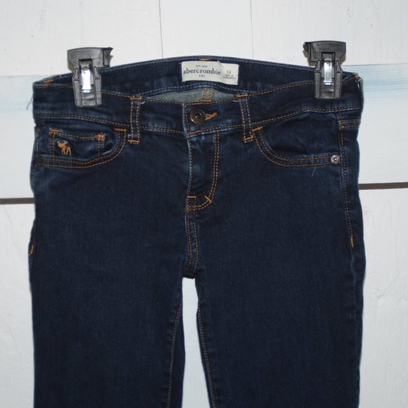 Abercrombie skinny girls jeans size 14 - Picture 2 of 3